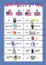 AMERICAN vs BRITISH ENGLISH