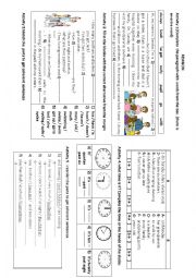 English Worksheet: TERM 1 language 7th form 