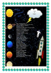 English Worksheet: The Universe quiz