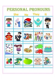 Personal Pronouns