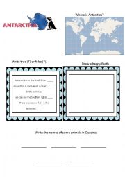 English Worksheet: Antarctica