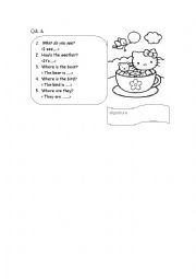 English Worksheet: oral test