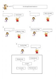 English Worksheet: Meeting Teddy