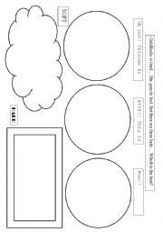 English Worksheet: Goldilocks and opposites