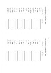 English Worksheet: Past tense exercise