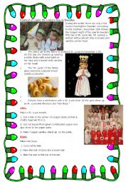 English Worksheet: Festivals of Light Around the World