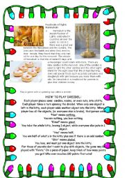 English Worksheet: Festivals of Light Around the World