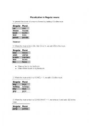 Pluralization of nouns