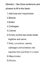 How to make a tuna sandwich