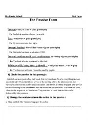 The passive voice