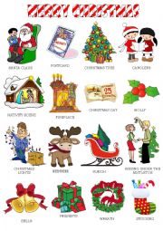 English Worksheet: Christmas Poster