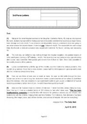 full term test 1 3rd form arts students (Sfax 1 Unified test)