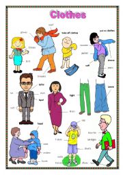 English Worksheet: Clothes