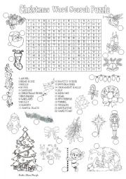 Christmas wordsearch