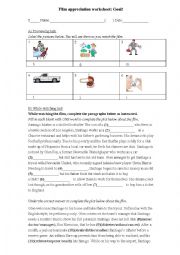 Film appreciation worksheet: Goal!