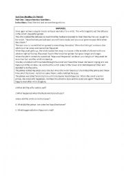 English Worksheet: Rapunzel