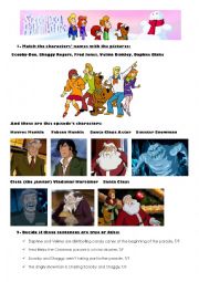 English Worksheet: Scooby Doo - a Christmas episode