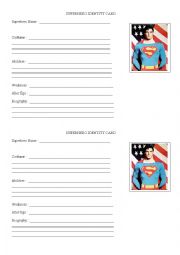 SUPERMAN ID CARD
