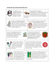 English Worksheet: Seasonal role plays (Christmas/winter/New Year)