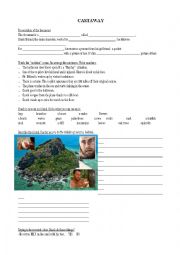 English Worksheet: Castaway- The film