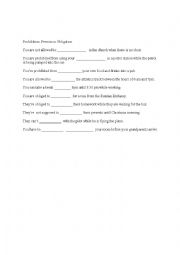 English Worksheet: Grammar Worksheet