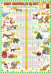 English Worksheet: Christmas crossword puzzle