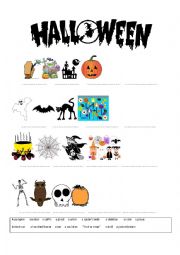 Halloween vocabulary