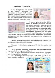 driving license