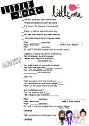 English Worksheet: LITTLE ME BY LITTLE MIX