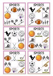 SPORTS BINGO 3