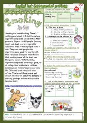 English Worksheet: Environmental Problems(Mid term 2 Test 9th form)2parts: Listening+Language+Key+Link.