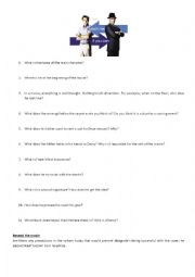 English Worksheet: catch me if you can
