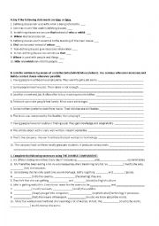 English Worksheet: Relative pronouns + double comparative