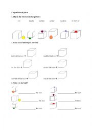 Prepositions of place