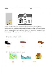 English Worksheet: Beginners Reading Assessment