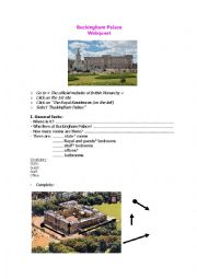 English Worksheet: Buckingham Palace Webquest