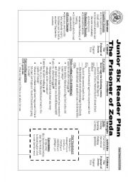 English Worksheet: The Prisoner of Zenda Lesson plan Ch 4