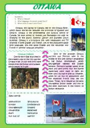 English Worksheet: Ottawa 