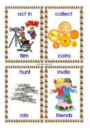English Worksheet: InTense Board Game activity cards 13-24 of 36