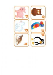 animals flashcards. part 9