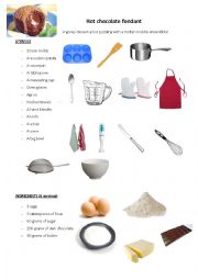 English Worksheet: CLIL - cooking