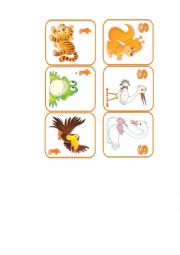 English Worksheet: animals flashcards. part 12