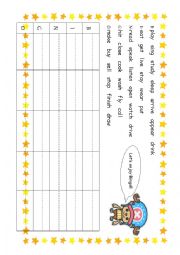 English Worksheet: BINGO