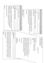 English Worksheet: Letters and Emails - Writing