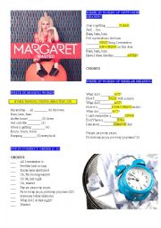 English Worksheet: MARGARET WASTED