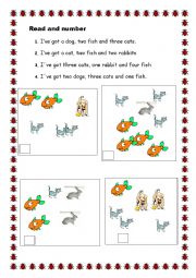 English Worksheet: Pets