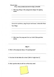 English Worksheet: Love Language Video Question Sheet 