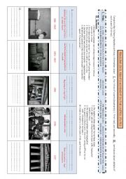 English Worksheet: Timeline about civil rights movement in the USA Student worksheet - heroes of the civil rights movement