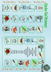 English Worksheet: KiTChEn ToOL part 2