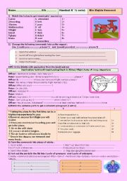 English Worksheet: A Great Handout for REVISION